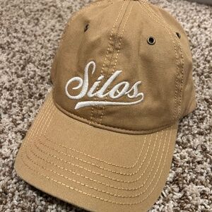NWT Magnolia Silos Tan Logo Baseball Cap Hat